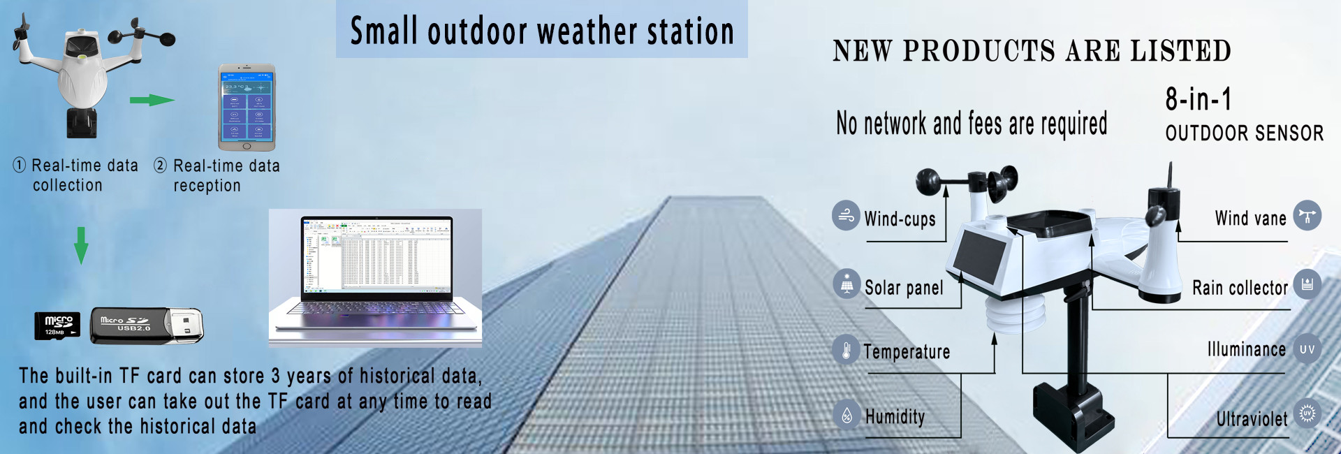 ποιότητας Ασύρματος Σταθμός Καιρού εργοστάσιο